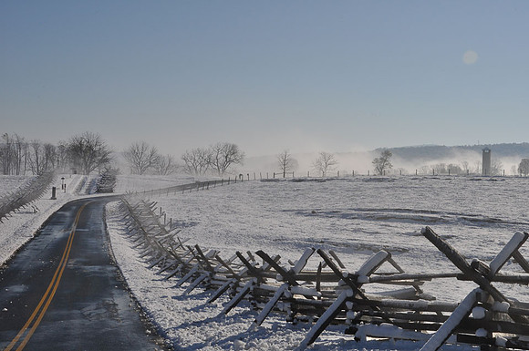 The Snow Burning Off