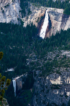 Nevada and Vernal Falls