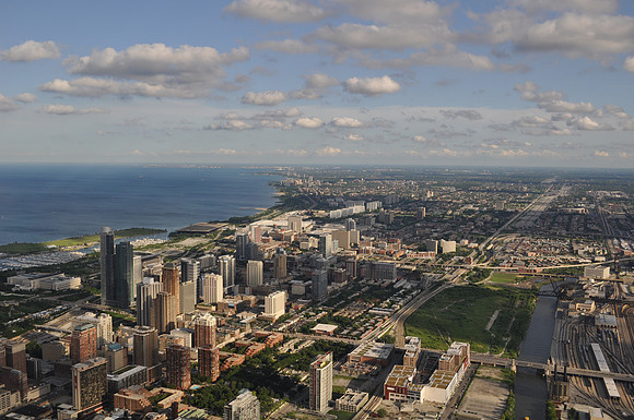 View from 1300 feet