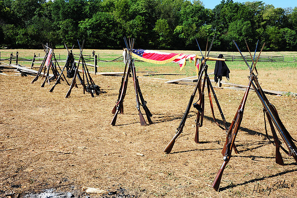 Stacked Rifles