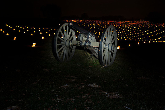 Canon with Some of the 23,000 Candles